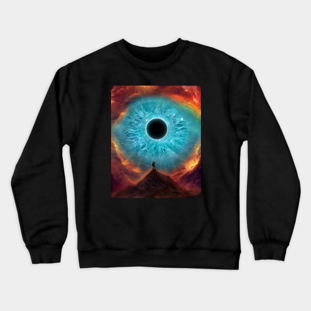space_eye_dude Crewneck Sweatshirt by circlestances